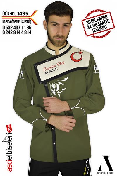 De- 1495 - Maxımum Chef Aşçı Ceketi