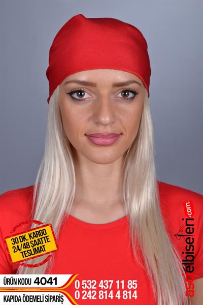 De-4041 Kırmızı Bandana