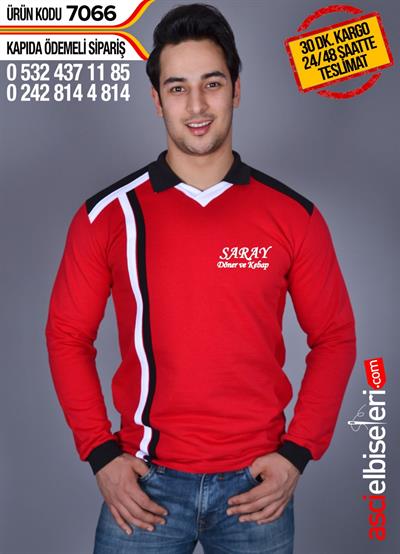 De 7066 Kırmızı Sweatshırt