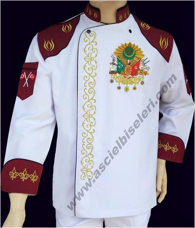 De1065 Sultan Süleyman Osmanlı Türk Mutfağı Ceketi