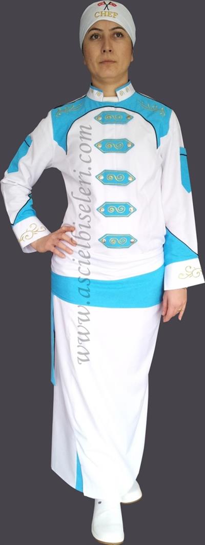 De1116 Bayan Aşçı Ceketleri