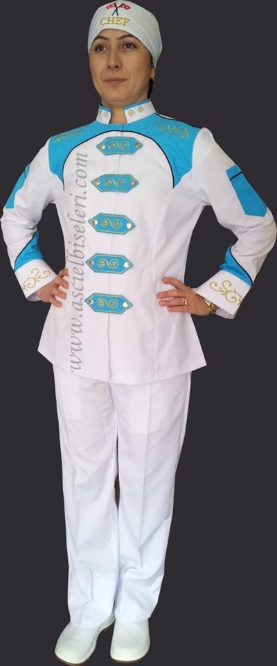 De1116 Bayan Aşçı Ceketleri