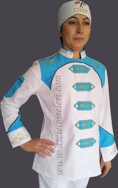 De1116 Bayan Aşçı Ceketleri