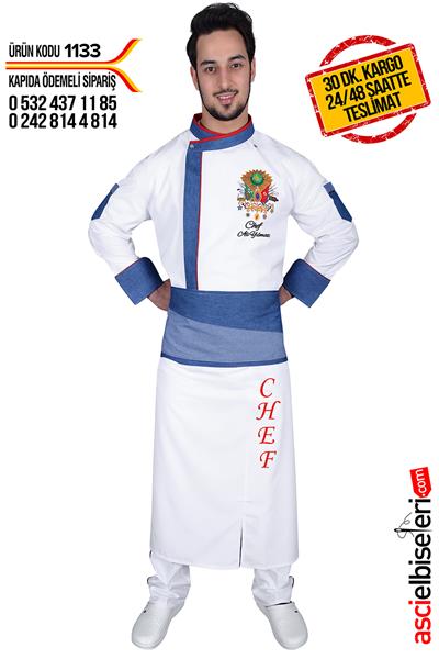 De1133 Yavuz Sultan Selim Chef Aşçı Ceketi