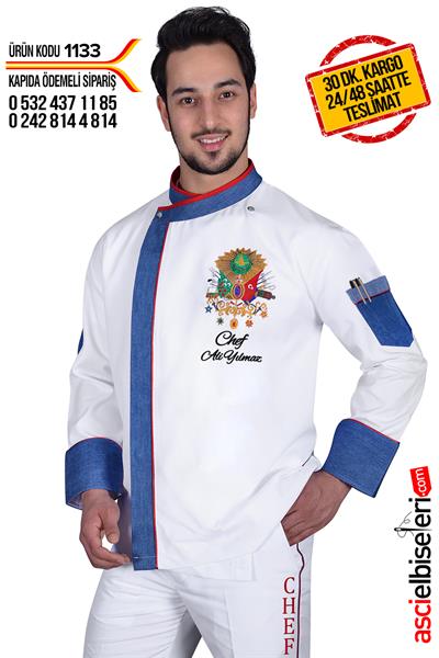 De1133 Yavuz Sultan Selim Chef Aşçı Ceketi