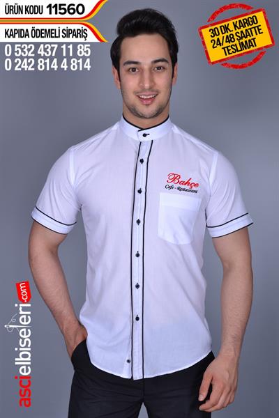 De11560 Rize Kısa Kollu Garson Gömlekleri (Uzun Kollu)
