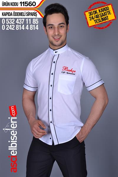 De11560 Rize Kısa Kollu Garson Gömlekleri (Uzun Kollu)