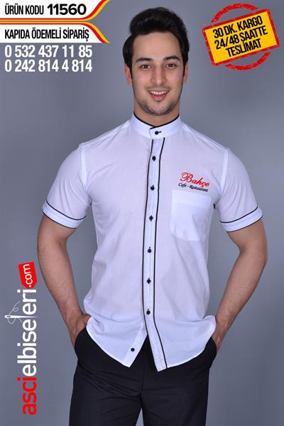 De11560 Rize Kısa Kollu Garson Gömlekleri (Uzun Kollu)