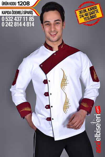 De1208 Karşıyaka Chef Aşçı Ceketleri