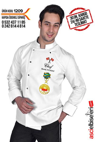 De1209 Bıg Chef Aşçı Ceketi Beyaz