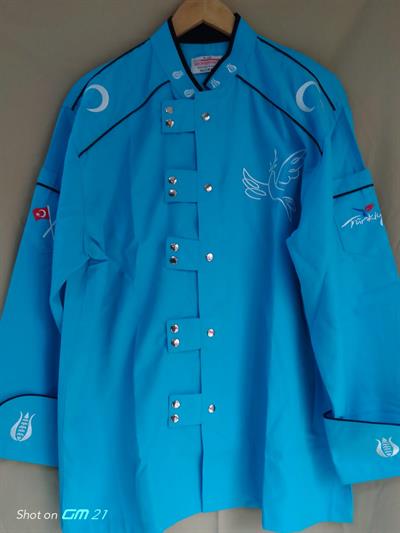 De12102  Chef Nakışlı Aşçı Ceketi