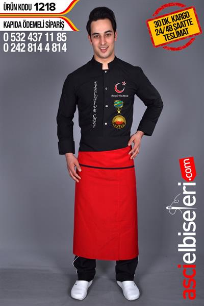 De1218-Beşiktaş Executıve Chef Aşçı Ceketleri