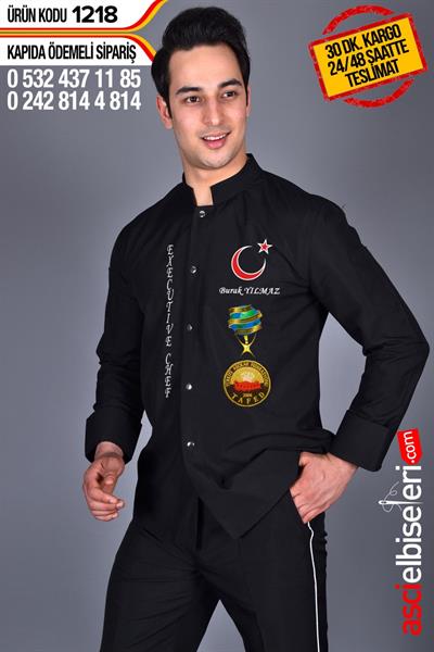 De1218-Beşiktaş Executıve Chef Aşçı Ceketleri