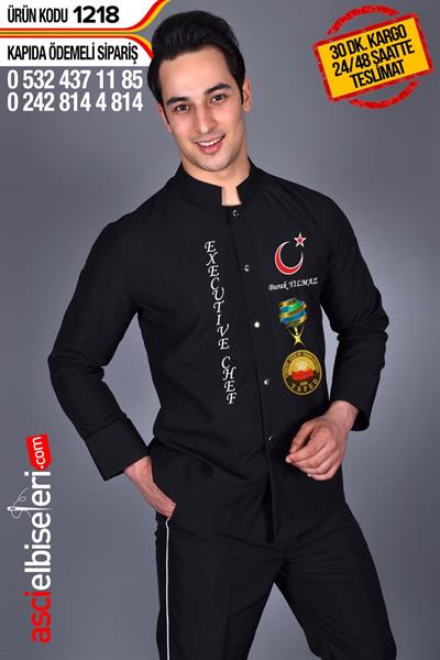 De1218-Beşiktaş Executıve Chef Aşçı Ceketleri