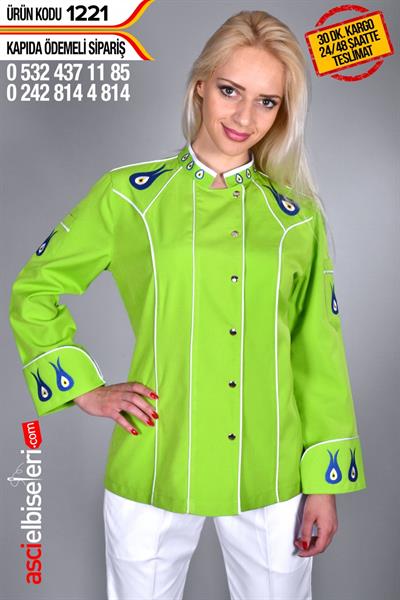 De1221- Laleli Bayan Aşçı Ceketi
