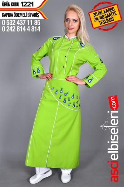 De1221- Laleli Bayan Aşçı Ceketi