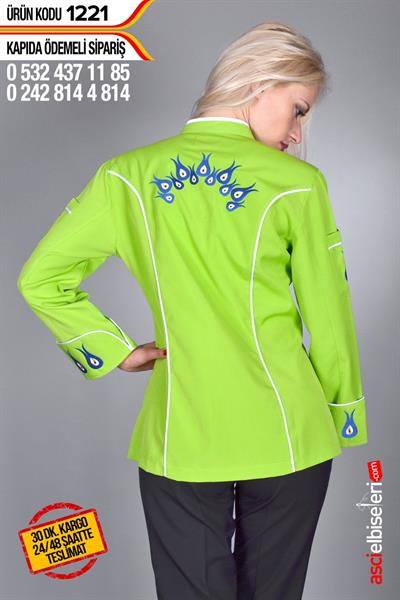 De1221- Laleli Bayan Aşçı Ceketi