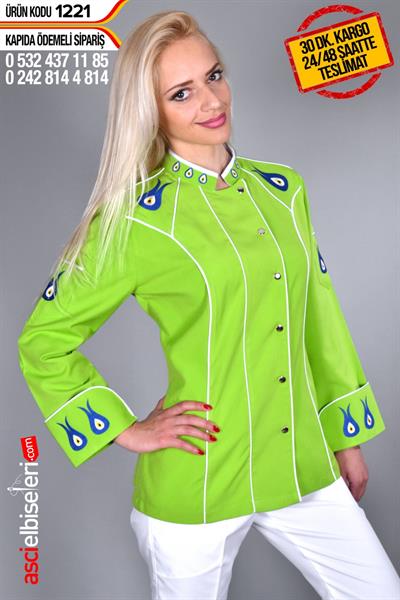 De1221- Laleli Bayan Aşçı Ceketi