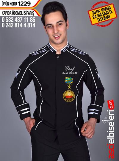 De1229 Class Şef Aşçı Ceketi