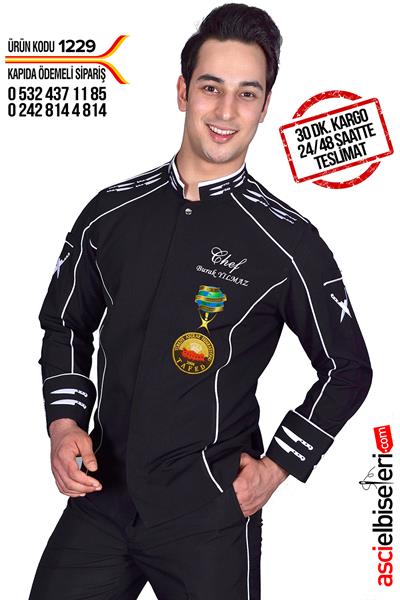 De1229 Class Şef Aşçı Ceketi