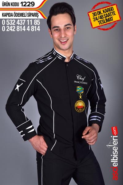 De1229 Class Şef Aşçı Ceketi