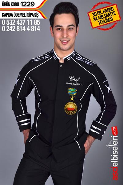 De1229 Class Şef Aşçı Ceketi