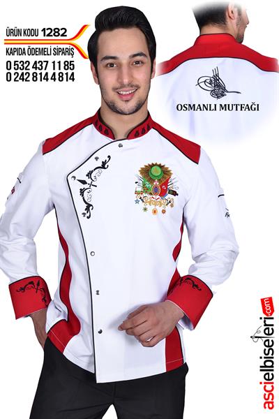 De1282 Osmanlı Saray Mutfağı Şef Aşçı Ceketi