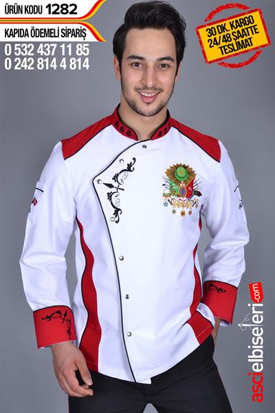 De1282 Osmanlı Saray Mutfağı Şef Aşçı Ceketi