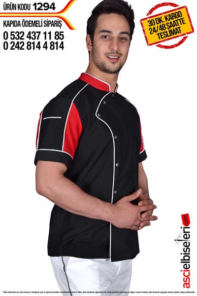 De1294  Bıg Executıve Chef Nakışlı Elbise