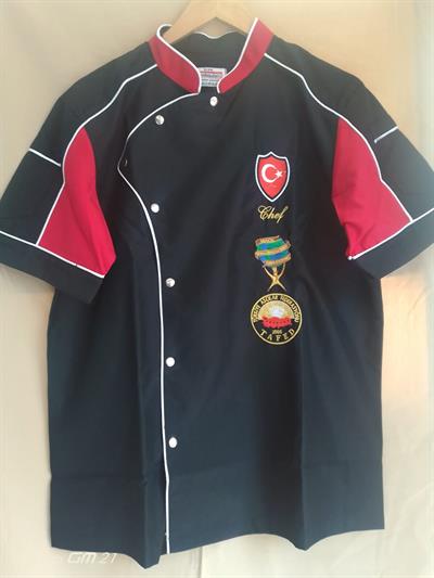 De12941Ortaköy Şef Siyah Aşçı Ceketi