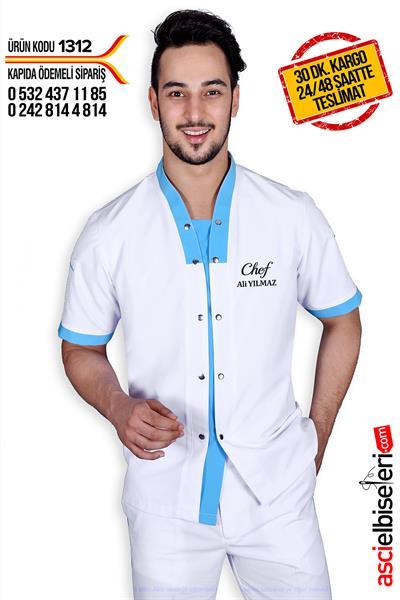 De1312  Mersin Uygun Fiyatlı Aşçı Ceketi