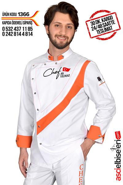 De1366 Yeni Bodrum Şef Aşçı Ceketi