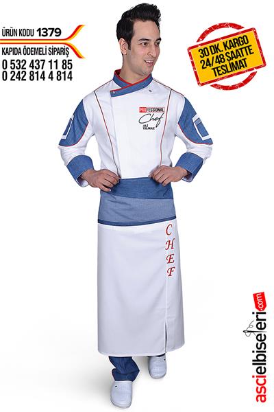 De1379 Professıonal Aşçı Ceketi (Executive Nakışlı)