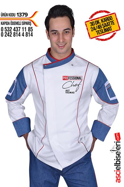 De1379 Professıonal Aşçı Ceketi (Executive Nakışlı)