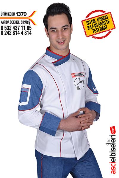 De1379 Professıonal Aşçı Ceketi (Executive Nakışlı)