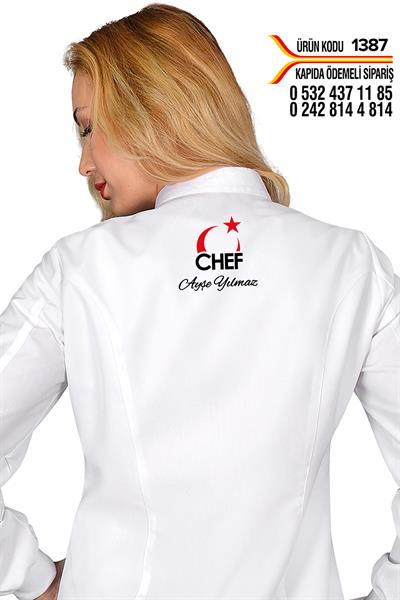 De1387 Bayan Aşçı Ceketi