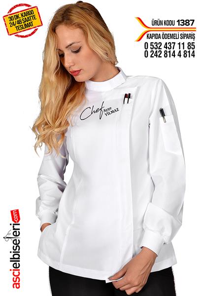 De1387 Bayan Aşçı Ceketi