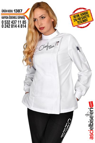 De1387 Bayan Aşçı Ceketi