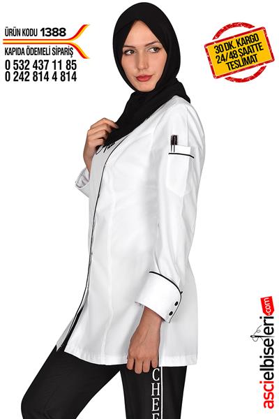 De1388 Chef Nakışlı Ceket