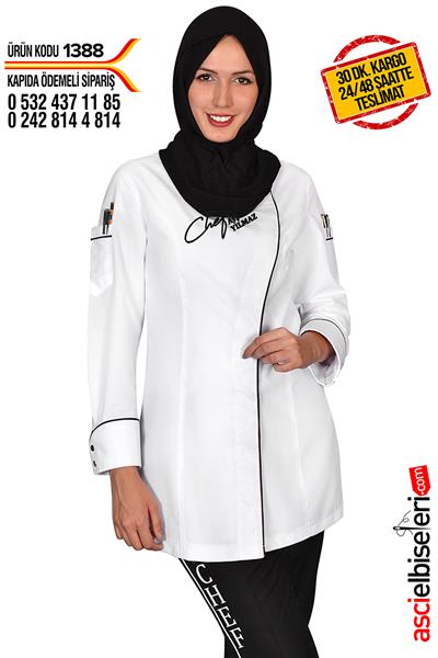 De1388 Chef Nakışlı Ceket