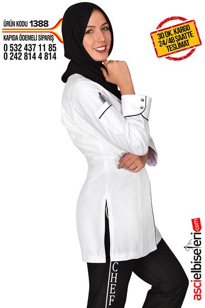 De1388 Chef Nakışlı Ceket