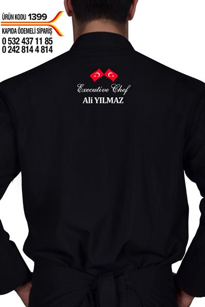 De1399 Chef Aşçı Ceketi Executive Turkısh Nakışı Yoktur