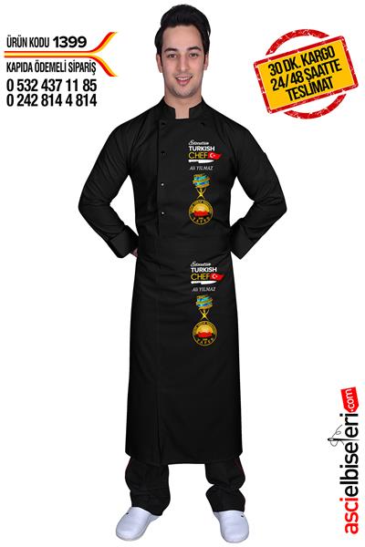 De1399 Chef Aşçı Ceketi Executive Turkısh Nakışı Yoktur