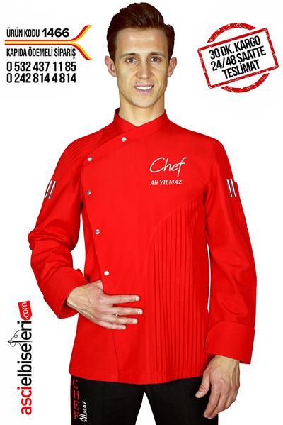 De1466 Chef Nakışlı Ceket