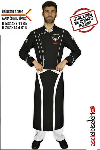 De1491 Şef Bıçakları Kanatlı Chef Ceketi