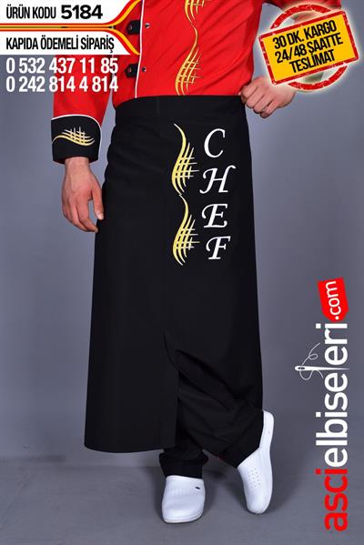 De5184 Aspendos Şef Aşçı Önlükleri