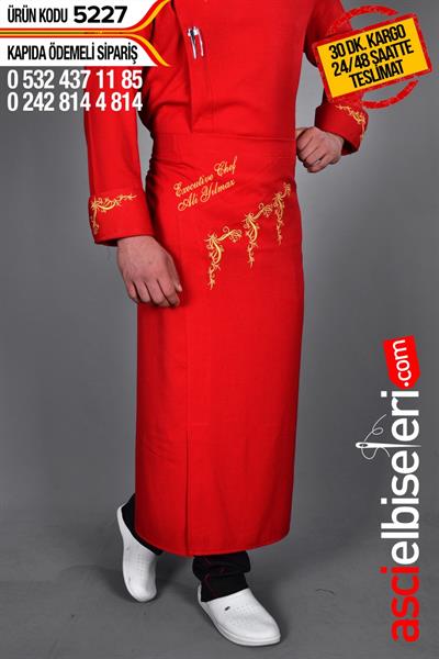 De5227 Executıve Chef Nakışlı Önlük