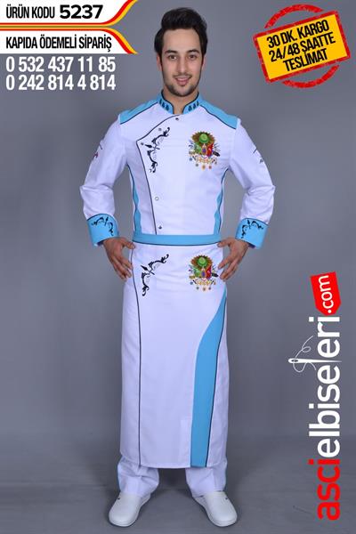 De5237 Chef Nakışlı Önlük