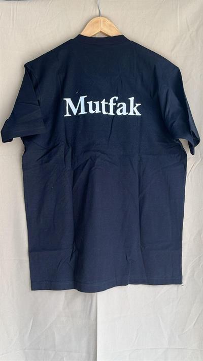 De91201-Arka Ve Ön Logolu Tişört Siyah