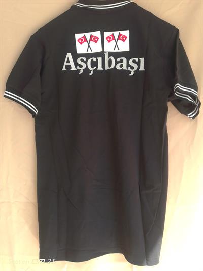 De91651 Nakışlı Siyah Tişört